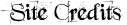 Site Credits